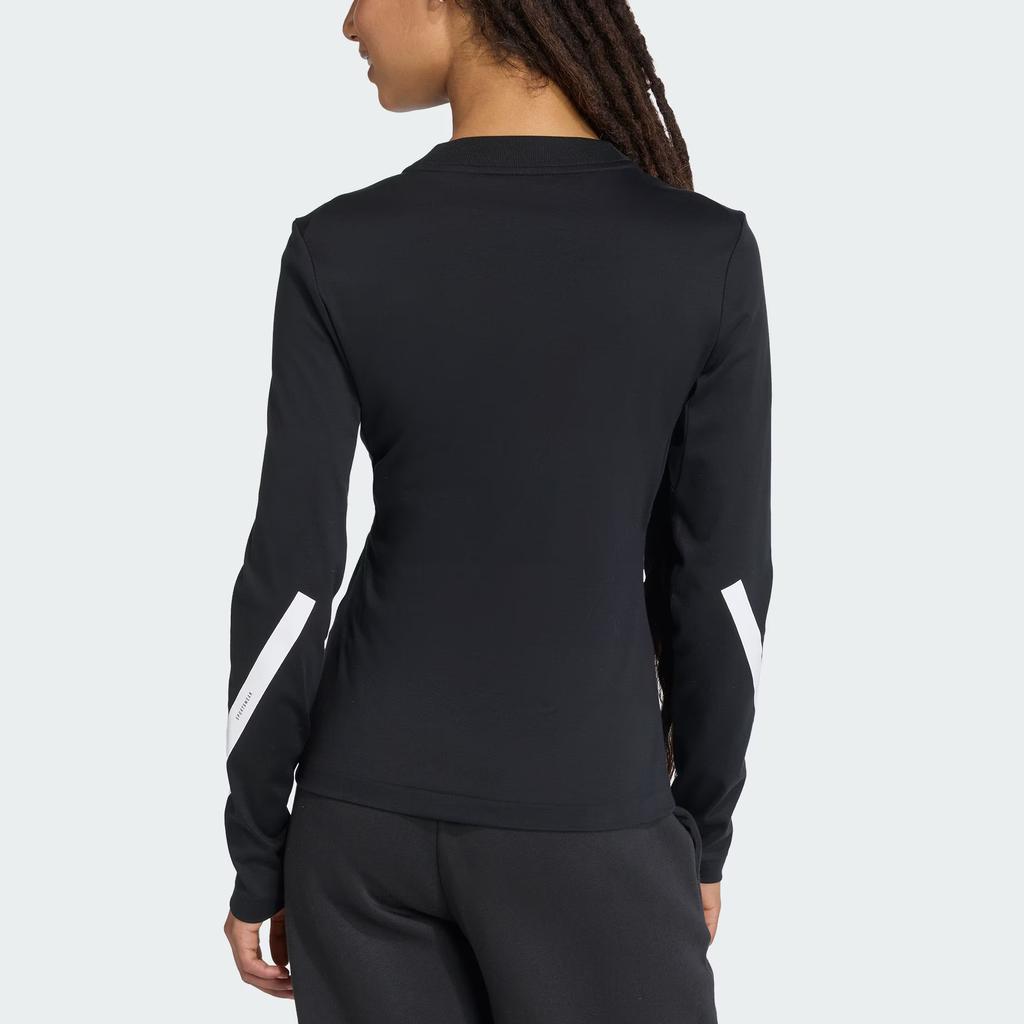 Adidas True Healing Series Casual Round Neck Pullover Slim Fit Long Sleeve Regular T-Shirt Women Tops KE4905