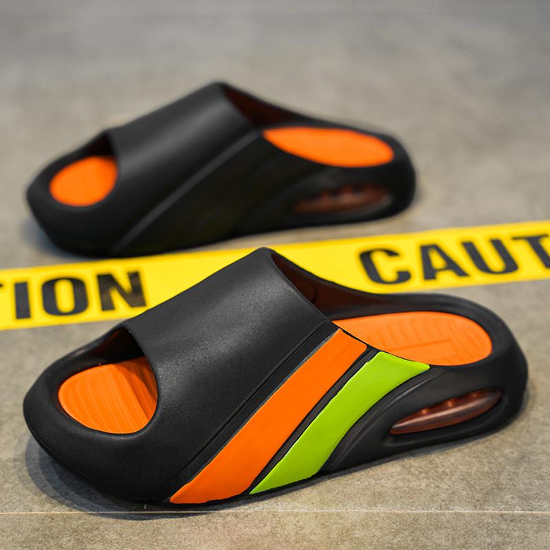 High Quality Platform Slides For Men Fashion Casual White Air Slippers Men Summer Soft Comfortable Outdoor Beach Men's Slippers