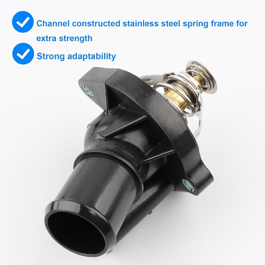 Thermostat Housing Assembly Replace RT1193, 34044 Compatible With Ford Mazda 2.0 2.3 2.5L - 2005- Escape, 2003-2011 Focus, 2006- Fusion, 2007-2011