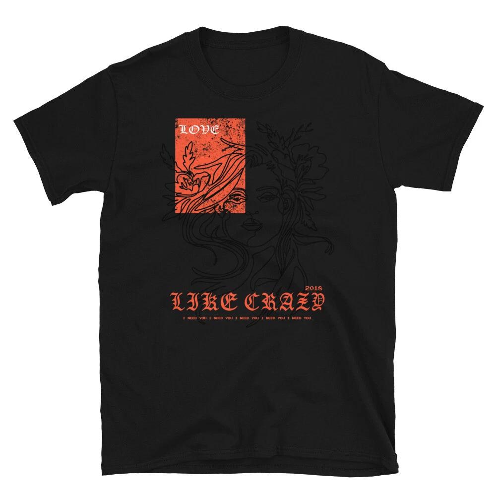 LOVE Like Crazy Classic Trendy Design Casual T-Shirt XL