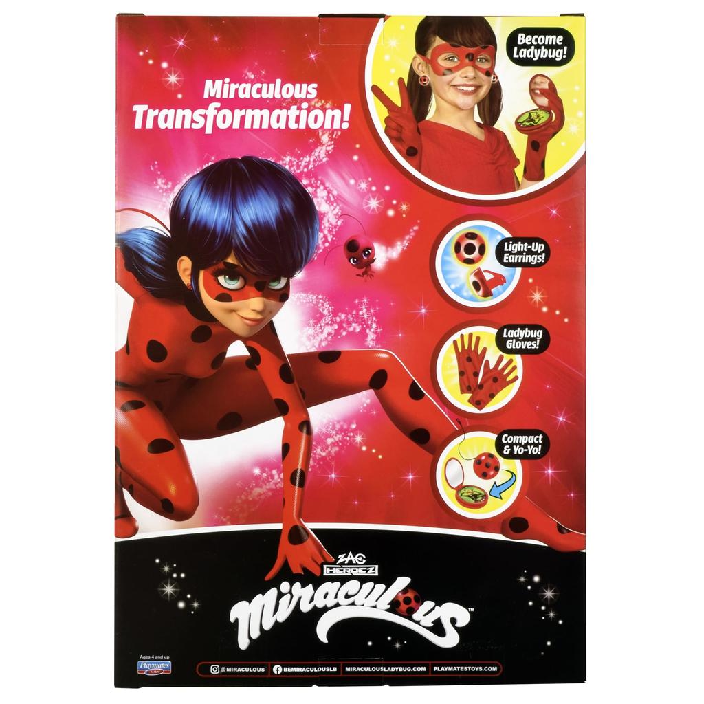 Playmates Toys Miracle Ladybug Dress-Up Set with Lights