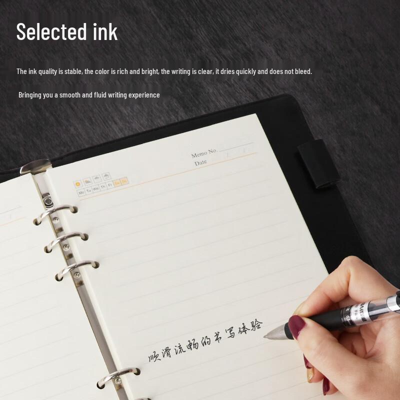 Youbili Retractable Gel Pen 0.5mm 12-Pack