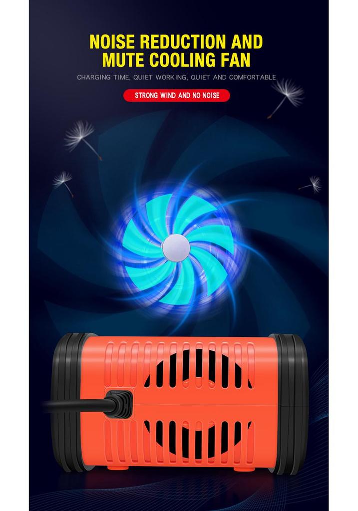 E-FAST LiFePO4 & AGM Motorcycle Car Charger with Safety Certification
