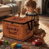 Halloween Themed Fabric Storage Box Foldable Storage Bin for Halloween Decorations Clothing Toys Bedroom Closet Organizer