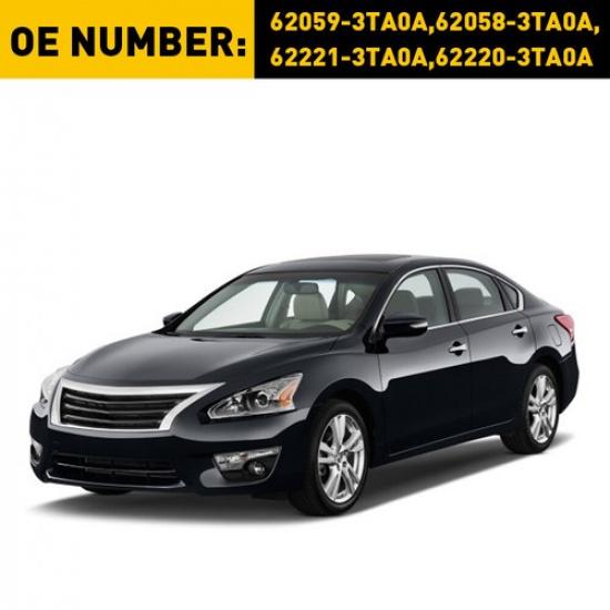 Bumper Bracket For 2013-2015 Nissan Altima Set Of 2 Front Left & Right Side