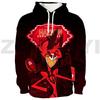 Harajuku Hazbin Streetwear 3D Print Hotel Men Clothing Hip-Hop High Street Sweatshirts Female Anime Hoodie Cosplay Costume Hoody