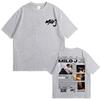 Rapper Milo J 111 Album Graphic Print Unisex Hip‑Hop Fashion Loose Casual Short‑Sleeve T-shirt