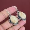 Fossil Coral Earring Handmade Earrings Gemstone Jewelry 925 Sterling Silver Earring Fossil Coral Jewelry Gifts For Women Designer Jewelry