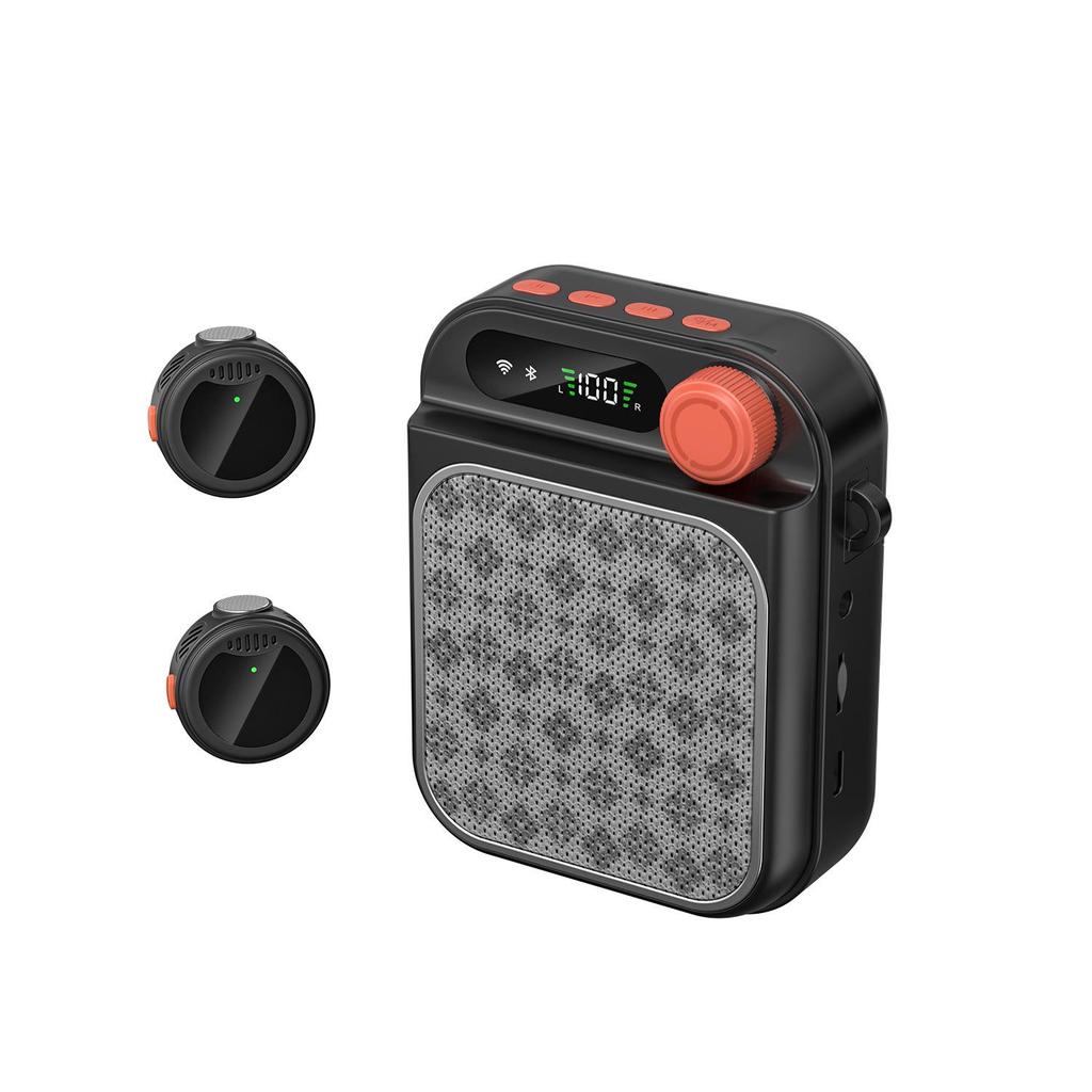 Wireless Lavalier Teacher Microphone with Dual Speakers