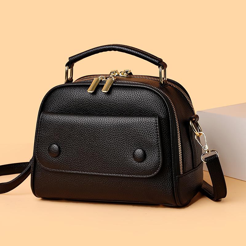 Fashion women's bags, large-capacity new models, free mother women's messenger bags, simple and versatile portable shoulder bags