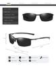 Polarized Sunglasses for UV400 Ultra for B1029 [FEISEDY] Men, Square, Small, Protection, Lightweight, Stylish, Driving/Biking/Fishing