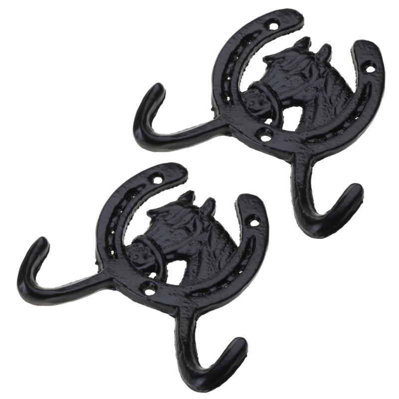 Decorative Iron Horseshoe Hook Practical Wall Mount Iron Hook for Hangings Item