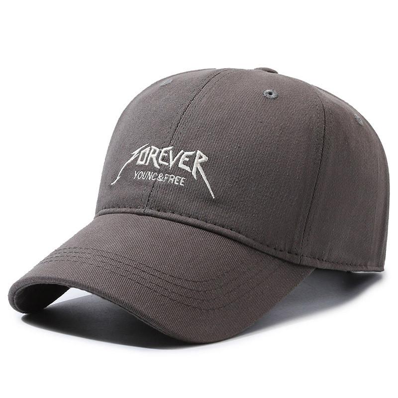 Foreve Letters Embroidery Cap Women Sunscreen Soft Top Outdoor Running Sports