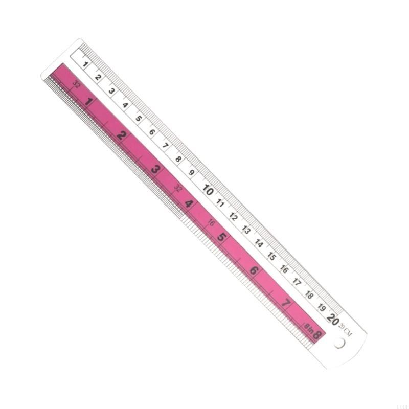 Quality Straight Edges Ruler, Perfect for Home Office Use,Craft and Designs Safety Edges Ruler Corrosion Resistant Ruler