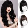 Synthetic Bang Hair Fringe Clip In Black Hair Bangs Hair Extension Heat Resistant Hairpieces For Women