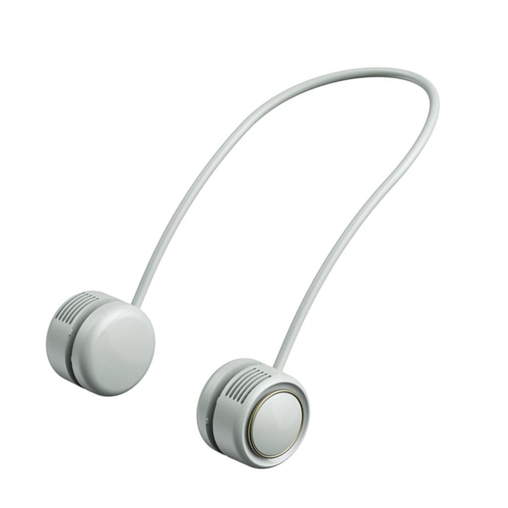 Portable Neck Fan Bladeless Fan 1600mAh Battery Operated Wearable Personal Fan Leafless USB