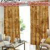 2D FLAT PRINTING 2pcs Curtains (Without Rod) Ancient Egyptian Symbols(2) Popular Minimalist Curtains Machine Washable Fabric