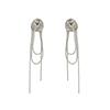 Fashionable Tassel Earrings with Shimmering Zircons for Trendy Girls