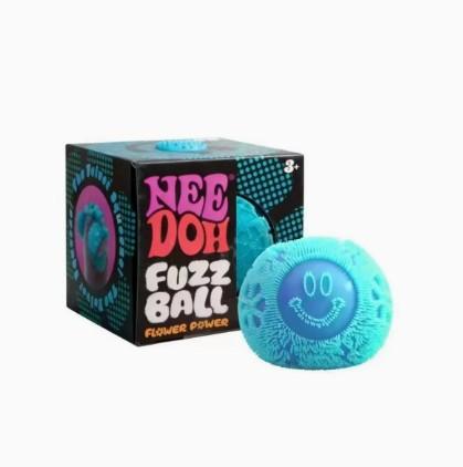 2026 New NeeDoh Fuzz Ball Flower Style Burr Pinch Ball Velvet Texture Pinch Stress Relieving Sensory Release Toy