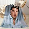 Elvis Presley's Iconic Style Blanket Soft Warm Cozy Suitable for Office Chair Bed Office All-Season Use Modern Style