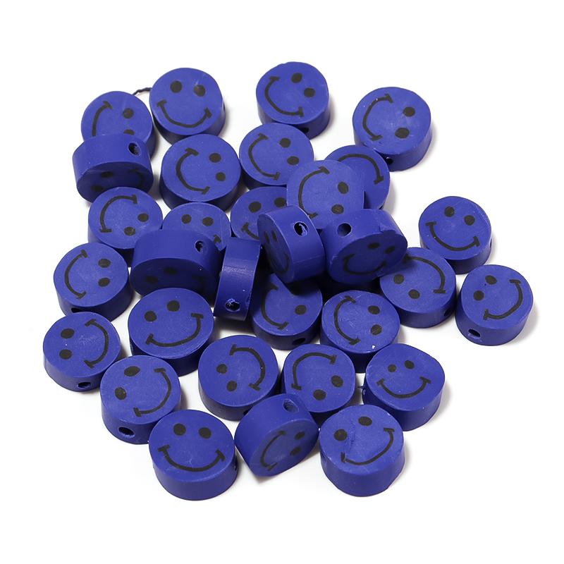 50Pcs Cute Soft Pottery Fruit Bead Clay Animal Pattern Loose Bead  Diy Children Girl Charm Jewelry Bracelets Necklace Supplies