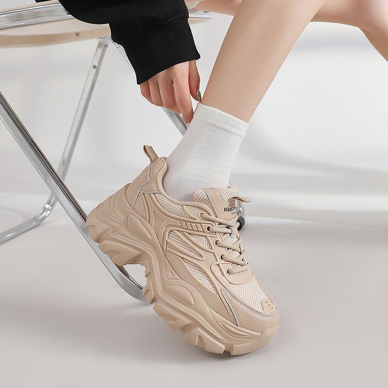 Augustine dad shoes women's platform 2025 summer new fashion thin muffin casual running shoes ins