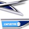 2 szt. Naklejki Emblematy Odznaki Noże na Błotnik Samochodowy do Suzuki Samurai S-Cross SX4 Swift XL-7 ALTO IGNIS Akcesoria Samochodowe