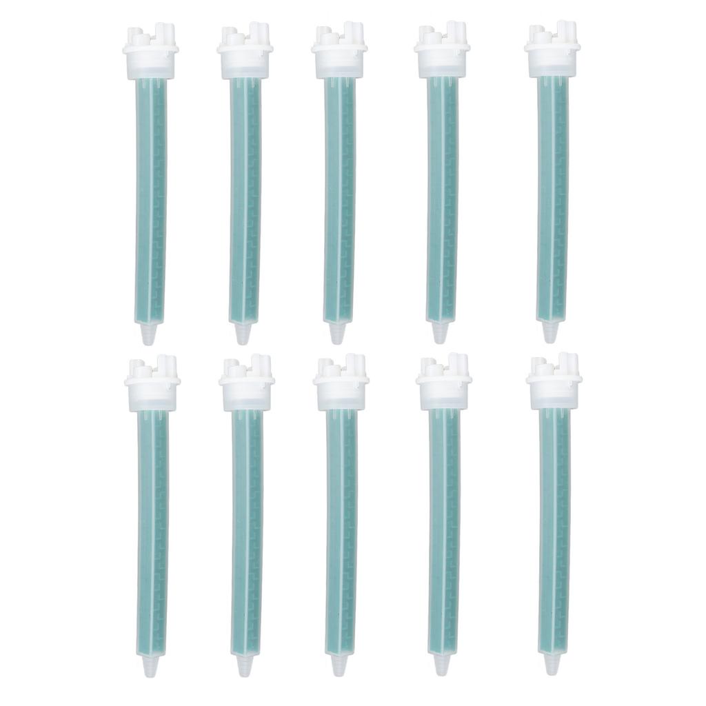 10pcs Mixing Nozzles Plastic Prevent Blocking Adhesive Glue Mixing Nozzle for Applicator