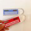 Mini Ultra-thin Straight Ruler With Solar Calculator Magnifier Multifunction Calculator 10cm School Office Supplies