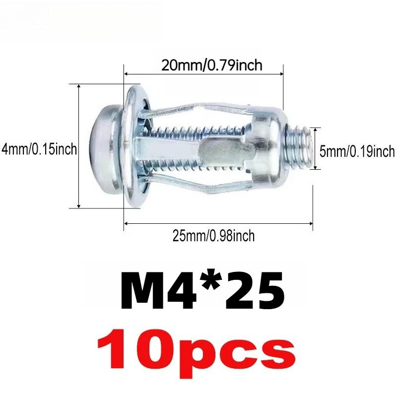 M4 M6 Jack Nuts Screw Petal Screws Anchors Metal Rivet Petal Expansion Plugs Lock Bolt Board Wall Fastener Expansion Clamp