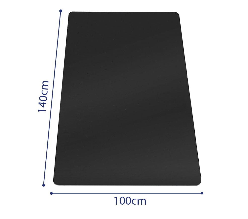 PVC Mat 140x100cm - Black