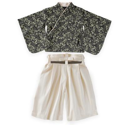 Bebê Hakama Hakama Bebê Santuário Japonês 100 Dias Primeiro Novo Primeiro Bebê Estilo Hakama HF304 [SEIWARAKU] Macacões, Separados para Meninos, Macacões, Roupas,