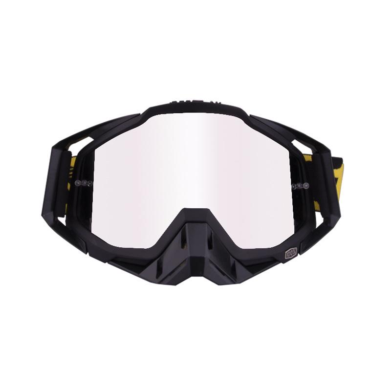100 Off-Road Motorcycle Goggles with Nose Guard & Windshield Protection for Adults