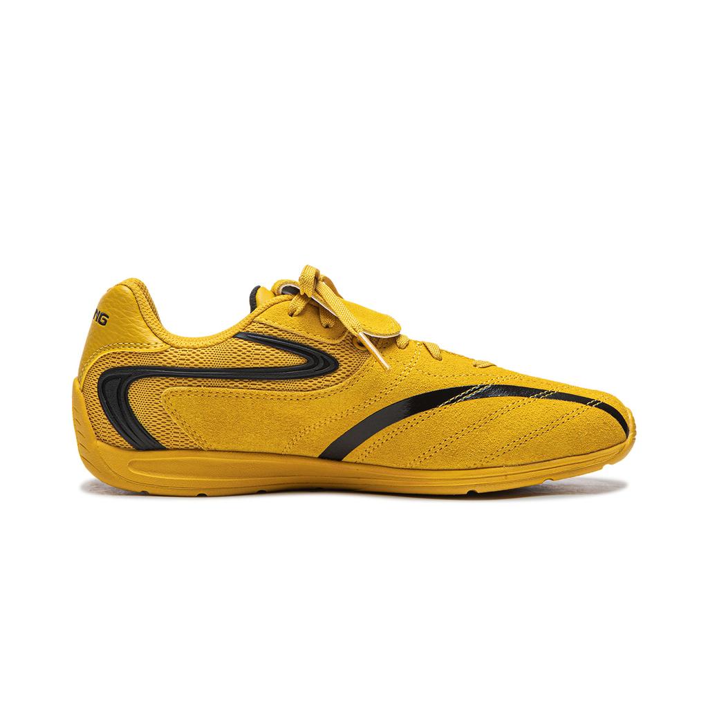 Li Ning Film Pulse Slip Resistant, Abrasion Resistant, Lightweight Low top Casual Shoes Women's Spectral Yellow AGLV136-9