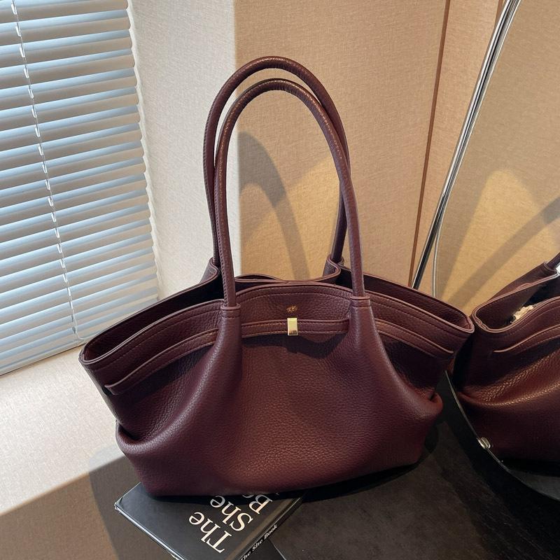 

Сумка-тоут большой вместимости с крыльями, плиссированная модная сумка через плечо, повседневная нишевая дизайнерская сумка-подмышка