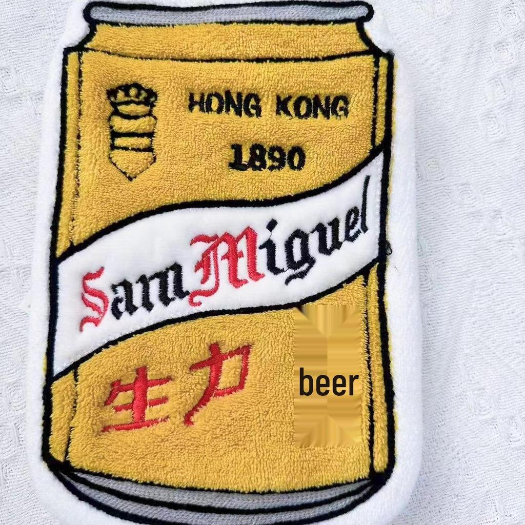 Hong Kong Style Quick-Dry Cartoon Bus Taxi Coral Fleece Hand Towel