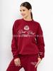 Women's Trendy Casual Loose Fit Round Neck Print Pullover Hoodie - American Style Autumn & Winter Fashion