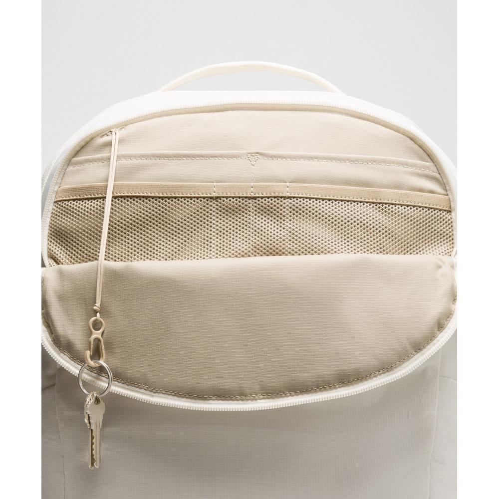 Lululemon Triple Zip Backpack 28l  Tech Canvas Light Ivory Wacky Khaki