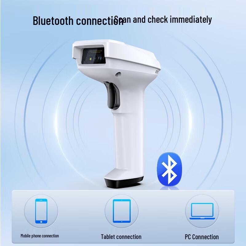 Беспроводной Bluetooth 1D/2D сканер штрих-кодов Kemian