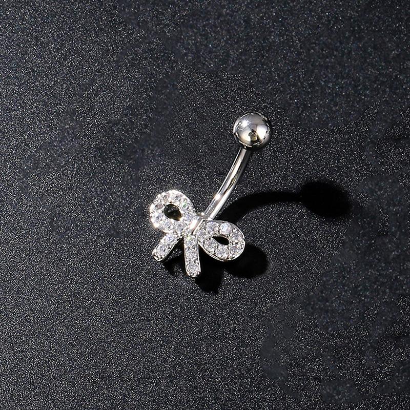 

Модные циркониевые кольца для пирсинга пупка из нержавеющей стали с бантом и сердцем, кольцо для пирсинга пупка для женщин, сексуальное кольцо для пирсинга живота, украшение для тела Heart&Navel & Bell Button Rings&Body