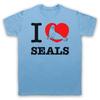 I Love Seals Animal Rights Lover Save The Animals Mens And Womens T-Shirt