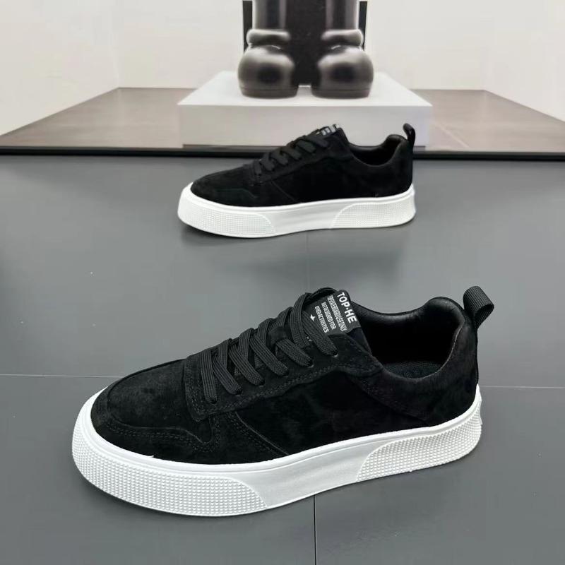Fashion Men's Leather Casual Shoes Loafers 2025 Spring New Comfortable Skatebaord Shoes Flat Shoe Versatile Man Sneakers Tenis Masculino
