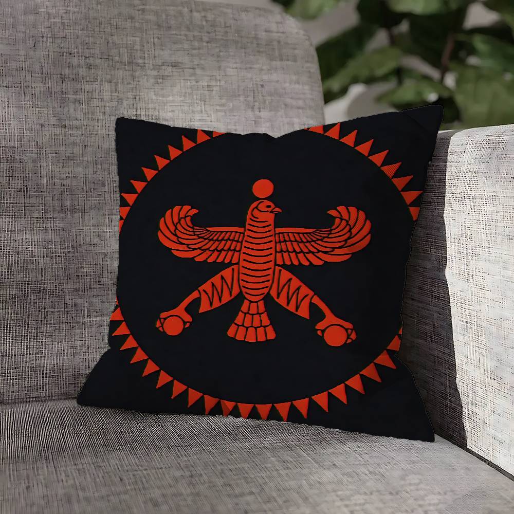 A-Achaemenid E-Empire Throw Pillow Case For 45x45cm 40x40cm 55x55cm 50x50cm 30x30cm Square Car Pillowcase Shell
