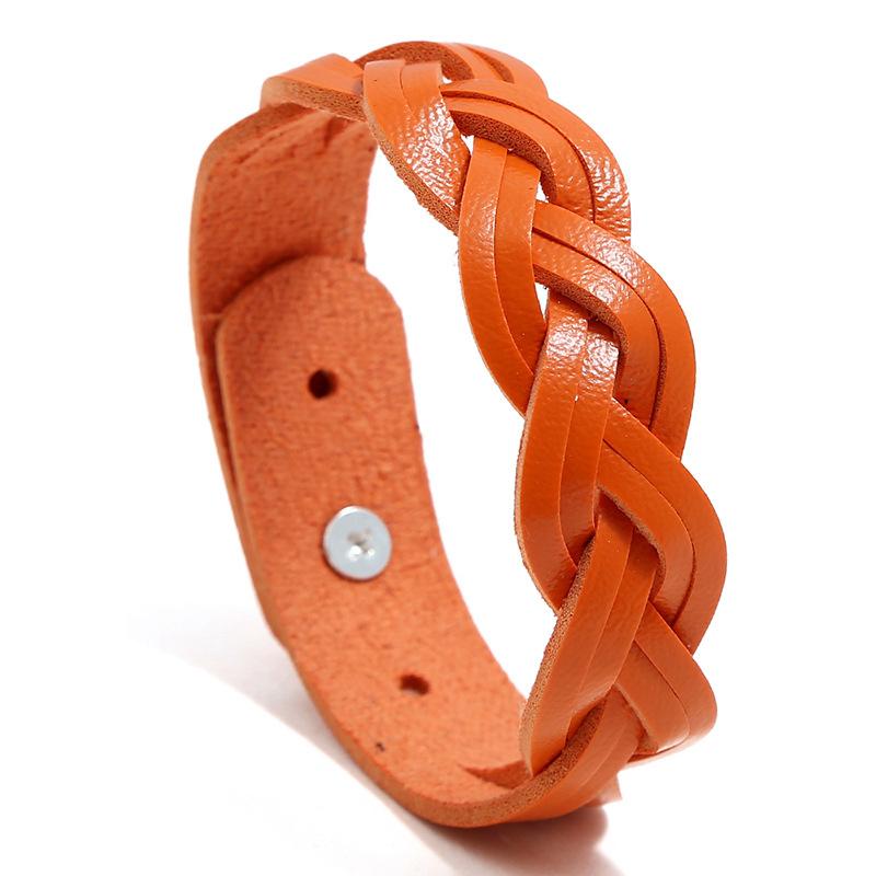 Buy PU Leather Braid Women Bracelet Girls Wrist Accessories Korea