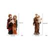 Holy Family Figurines Catholic Holy Family with Child Jesuses Standing Statues Religious Gift Christian Home Decors
