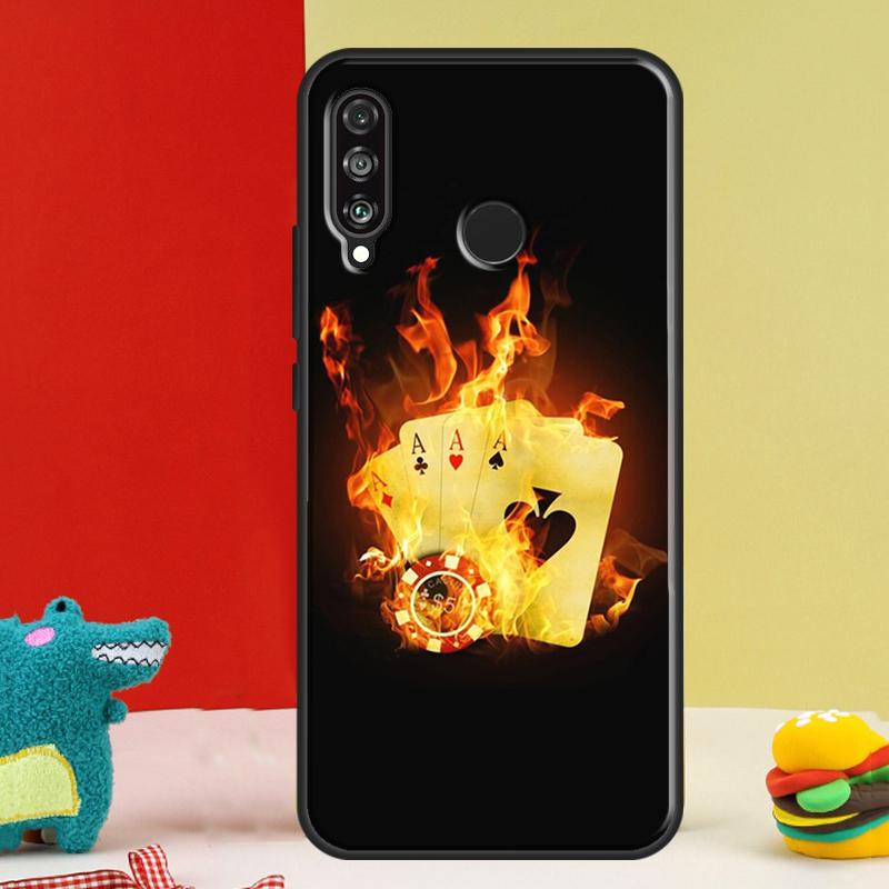 Las Vegas Casino Poker For Huawei Nova 5T 9 10 SE 12i 12s 11i Y91 Y90 Y60 Y70 Y72 Y61 P60 P30 Pro P20 P40 Lite Case