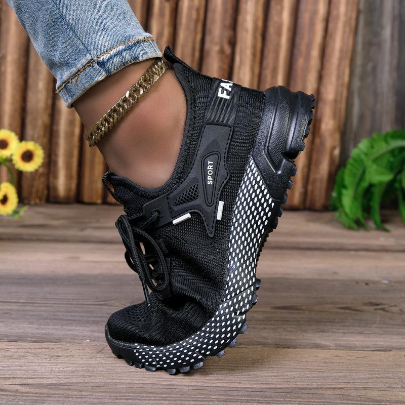 YRZL Women Casual Shoes Lightweight Mesh Comfortable Flats 2025 New Fashion Athletic Walking Shoes Women Casual Sneakers