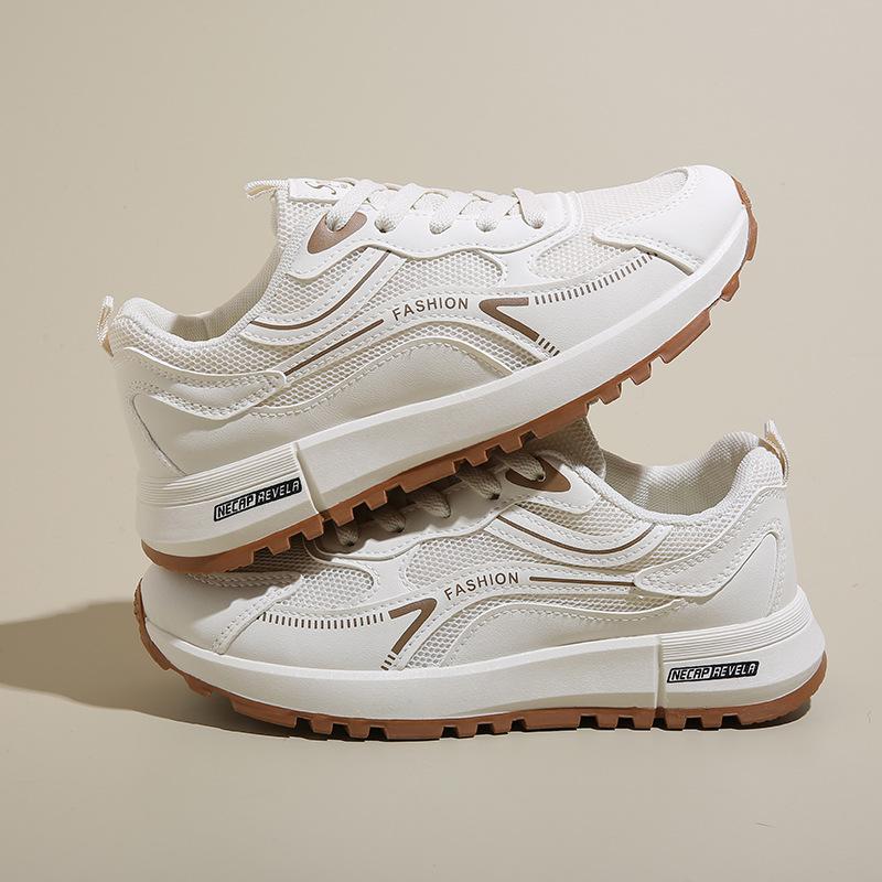 

2025 осень новая корейская версия дышащие кроссовки для папы женские ins студенческие повседневные туфли женские кроссовки на платформе женские 5501 40