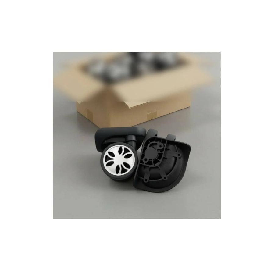Luggage Caster Wheel Long-Lasting Rotating Suitcase Wheel Travel Gear Wear-Resistant Easy To Install