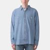 Levis Bluetab™ Series Button-Down Long Sleeve Shirt With Double Chest Pockets Men shirts Light-Indigo 001LH-0000